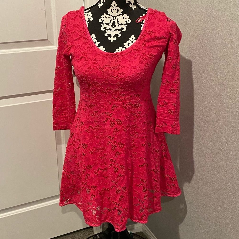 Free People Laced skater dress
